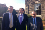 Will Goodhand, James Wharton MP & Malcolm Griffiths